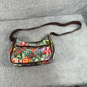 LeSportsac Classic Hobo Geometric Print Crossbody Purse Bag